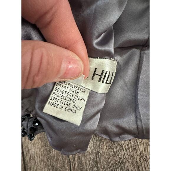 Sherri Hill Women's High Neck Beaded Two Piece Homecoming/ Prom Dress Size 8 - Picture 13 of 16